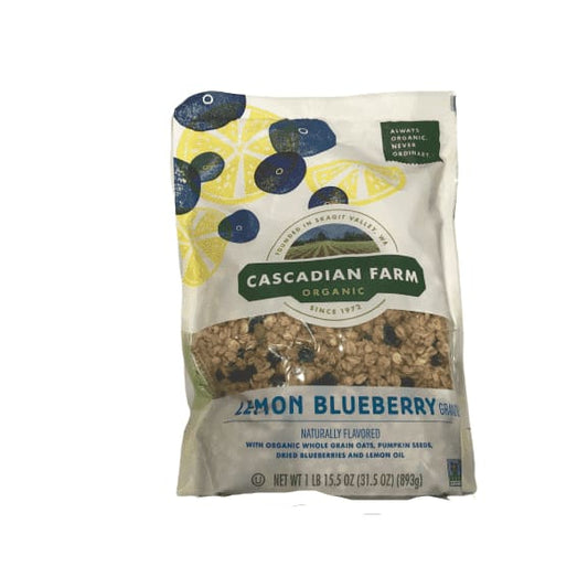 Cascadian Farm Lemon Blueberry Granola, 31.5 oz - ShelHealth.Com