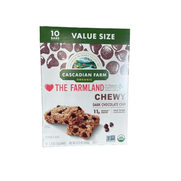 Cascadian Farm Cascadian Farm Organic Chocolate Chip Granola Bars, 10 ct, 12.3 oz