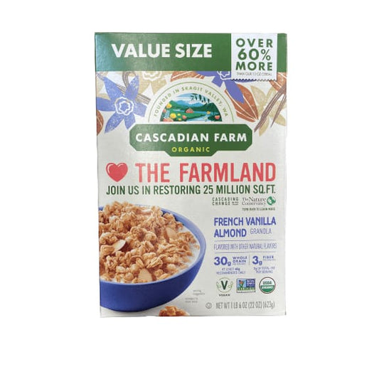 Cascadian Farm Cascadian Farm Organic Granola, French Vanilla Almond Cereal, 22 oz