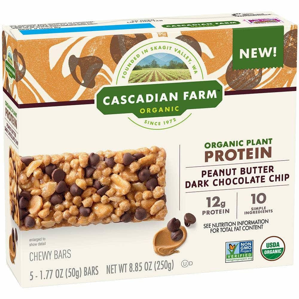 Cascadian Farm Cascadian Farm Peanut Butter Dark Chocolate Chip Chewy Bars, 8.85 oz