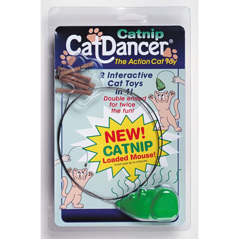 Cat Dancer Products Catnip Cat Dancer Toy Green - Pet Supplies - Cat Claws