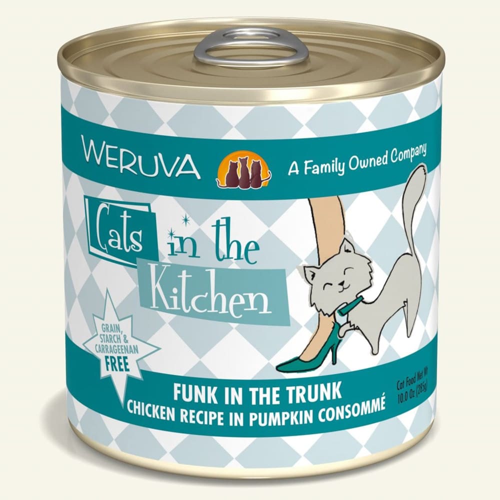 Cats In The Kitchen Funk In The Trunk Chicken Recipe in Pumpkin Consomm 10oz. (Case Of 12) - Pet Supplies - Cats In The Kitchen