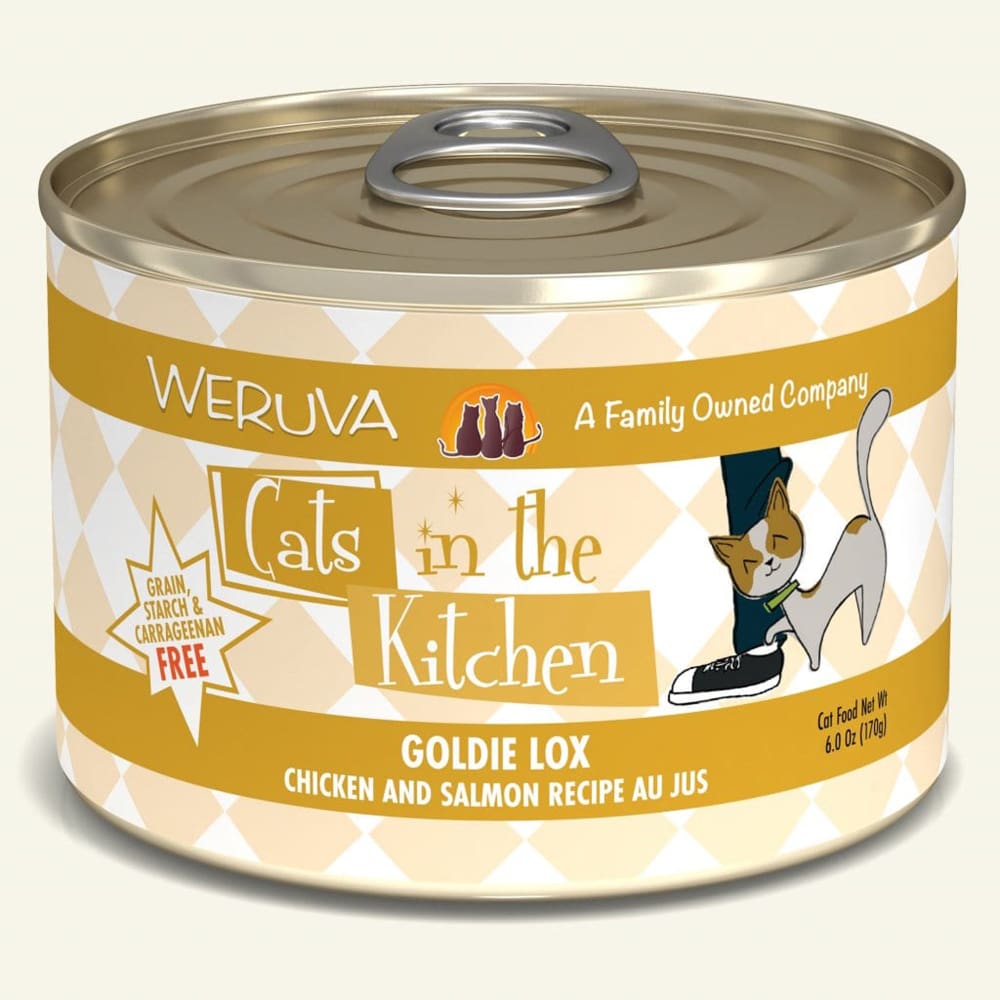 Cats In The Kitchen Goldie Lox Chicken and Salmon Recipe 6oz. (Case Of 24) - Pet Supplies - Cats In The Kitchen