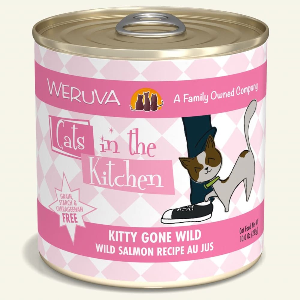 Cats In The Kitchen Kitty Gone Wild - Wild Salmon Recipe 10oz. (Case Of 12) - Pet Supplies - Cats In The Kitchen
