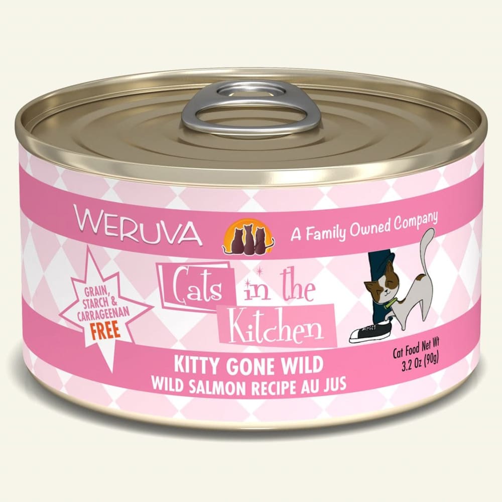 Cats In The Kitchen Kitty Gone Wild - Wild Salmon Recipe 3.2oz. (Case Of 24) - Pet Supplies - Cats In The Kitchen
