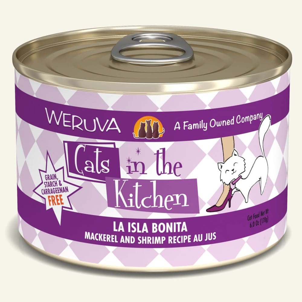 Cats In The Kitchen La Isla Bonita Mackerel and Shrimp Recipe 6oz. (Case Of 24) - Pet Supplies - Cats In The Kitchen