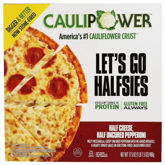 Caulipower Grocery > Frozen CAULIPOWER: Pizza Half Chz Pepperoni, 17.5 oz