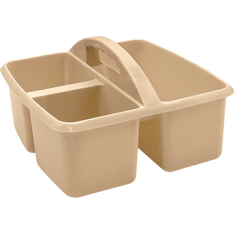 Light Brown Plastic Storage Caddy (Pack of 10)