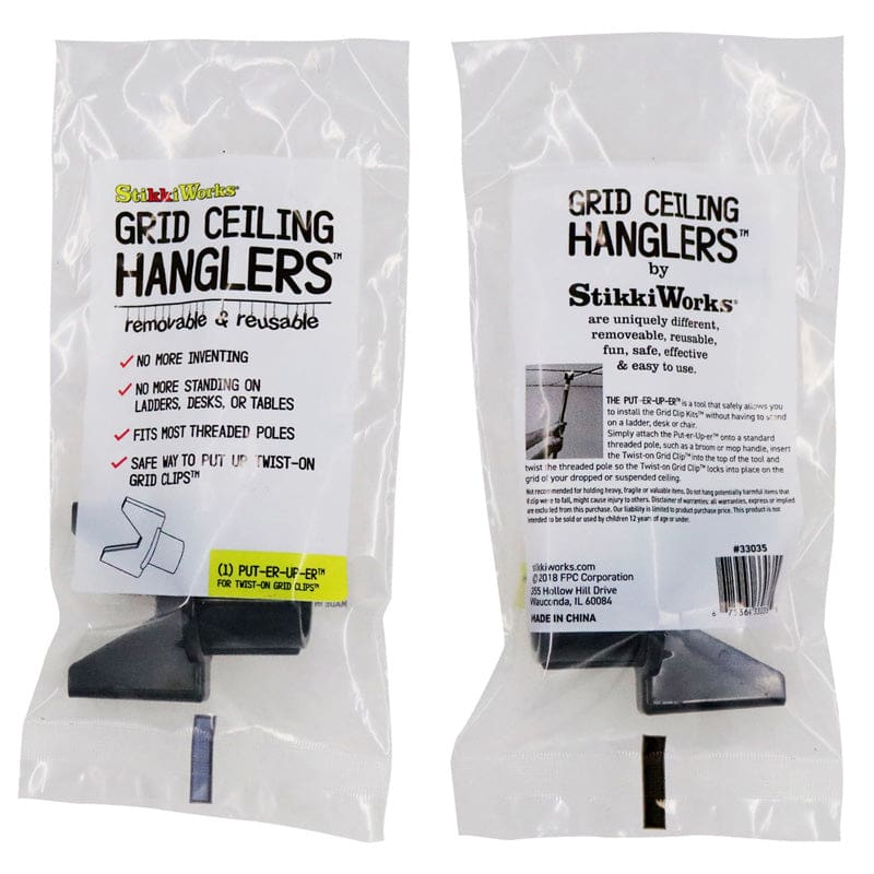 Ceiling Hanglers Grid Clip 1Ea Put-Up (Pack of 10) - Clips - Fpc Corporation