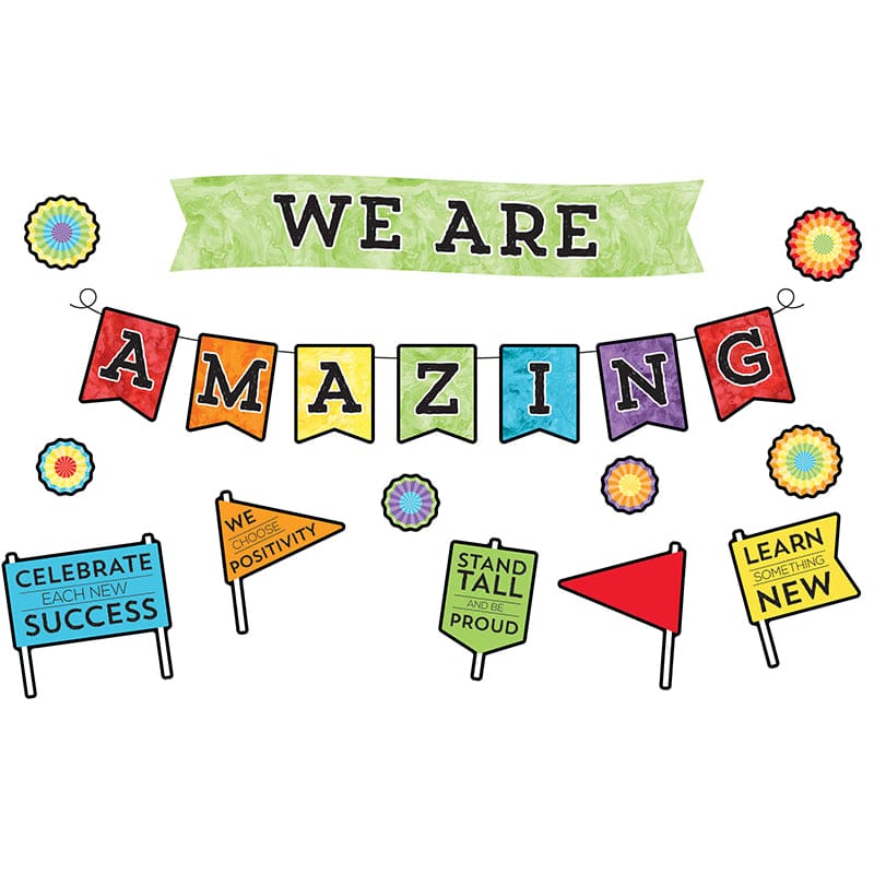 Celebrate Learning We R Amazing Bbs (Pack of 6) - Classroom Theme - Carson Dellosa Education