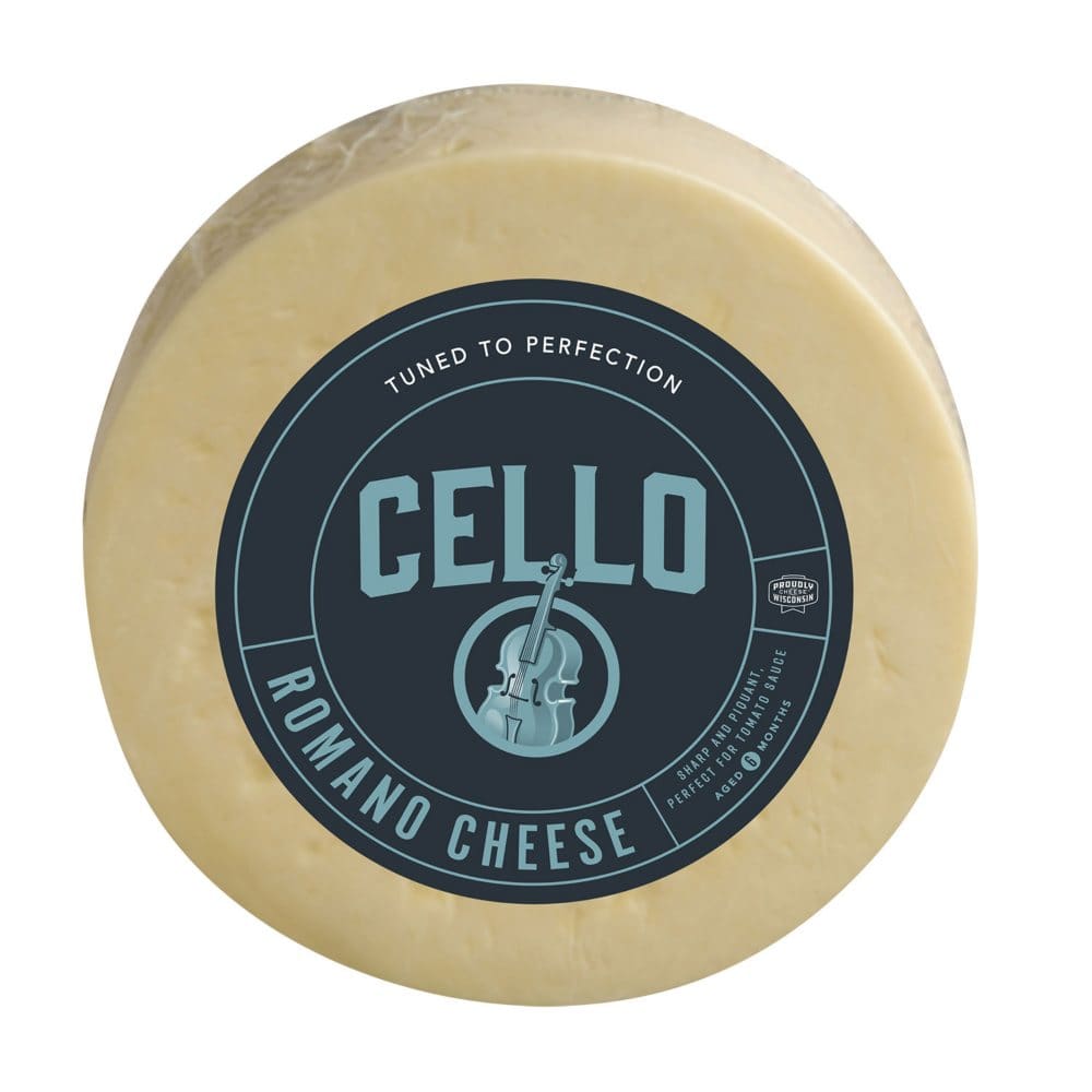 Cello Domestic Romano Cheese Wheel (approx. 18 lbs.), Delivered to your
