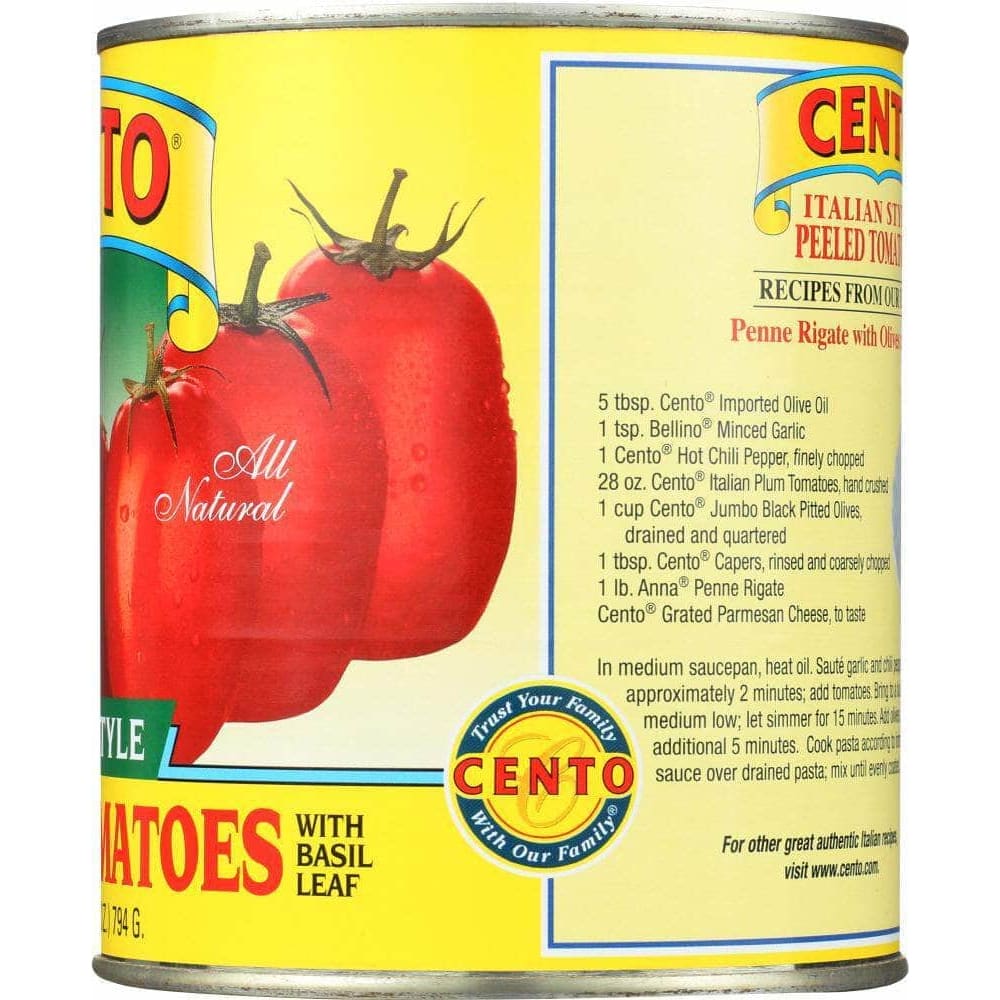 Cento Cento Italian Style Peeled Tomatoes, 28 oz