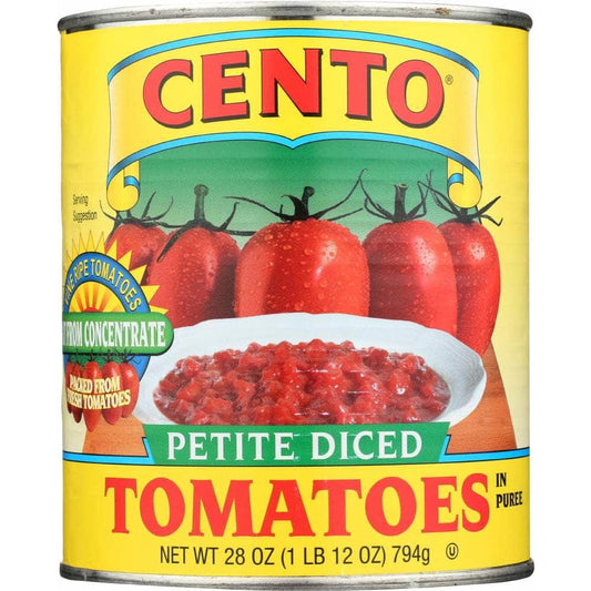 Cento Cento Petite Diced Tomatoes, 28 oz