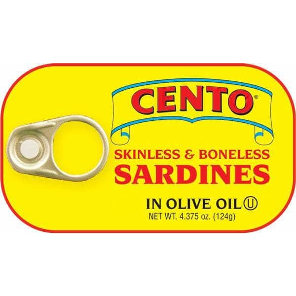 CENTO CENTO Sardine S & B, 4.37 oz