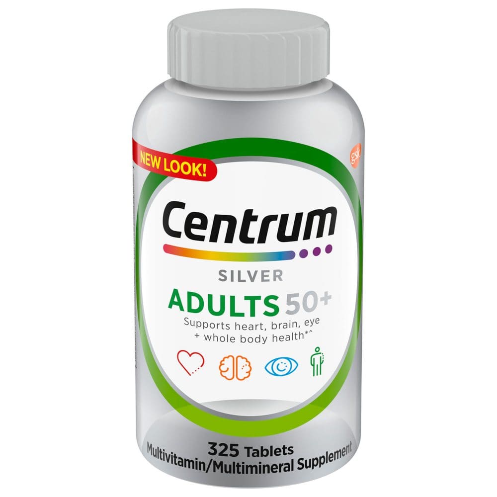 Centrum Silver Adult Multivitamin Tablet Age 50 and Older (325 ct.) - Multivitamins - Centrum Silver
