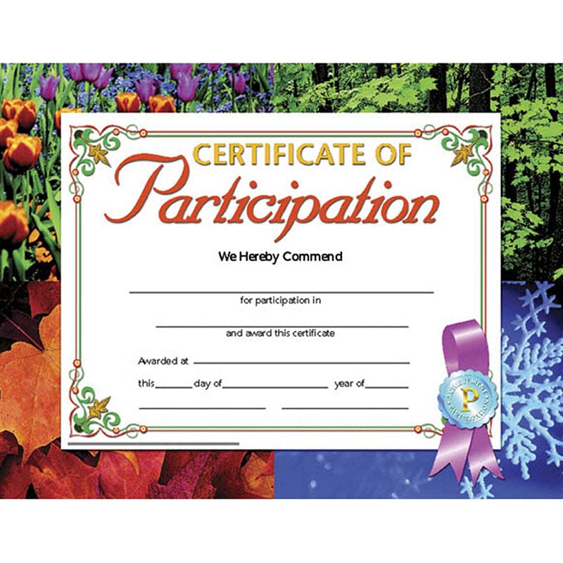 Certificates Of Participation 30 Pk 8.5 X 11 Inkjet Laser (Pack of 8) - Certificates - Flipside