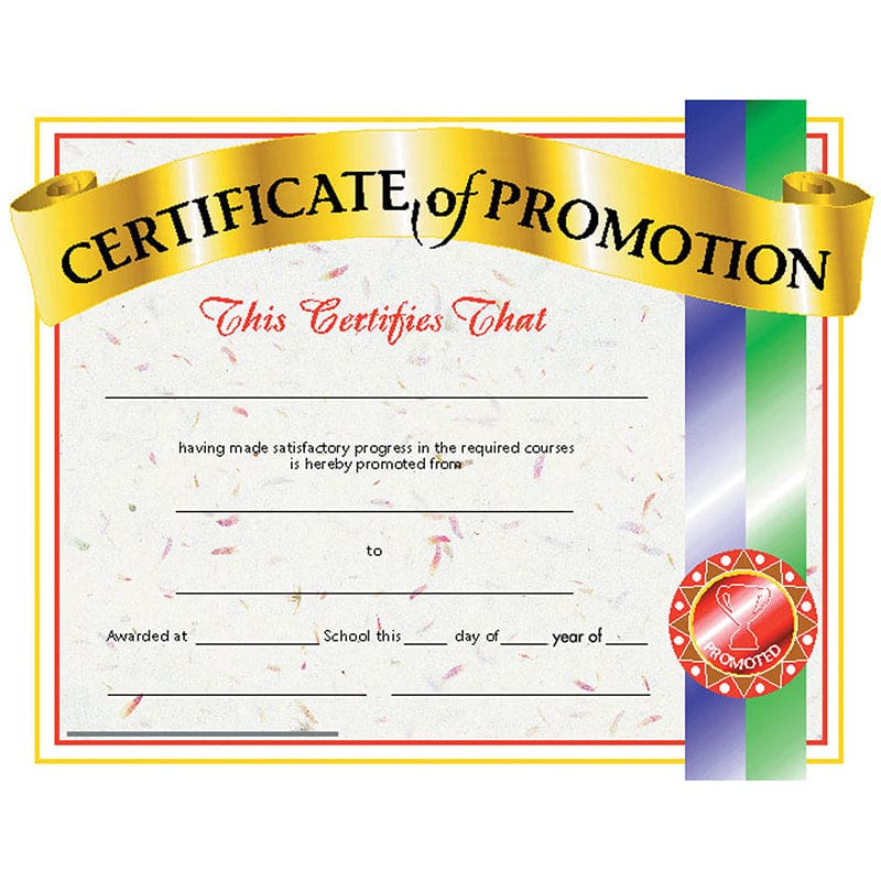 Certificates Of Promotion 30/Pk 8.5 X 11 (Pack of 8) - Certificates - Flipside