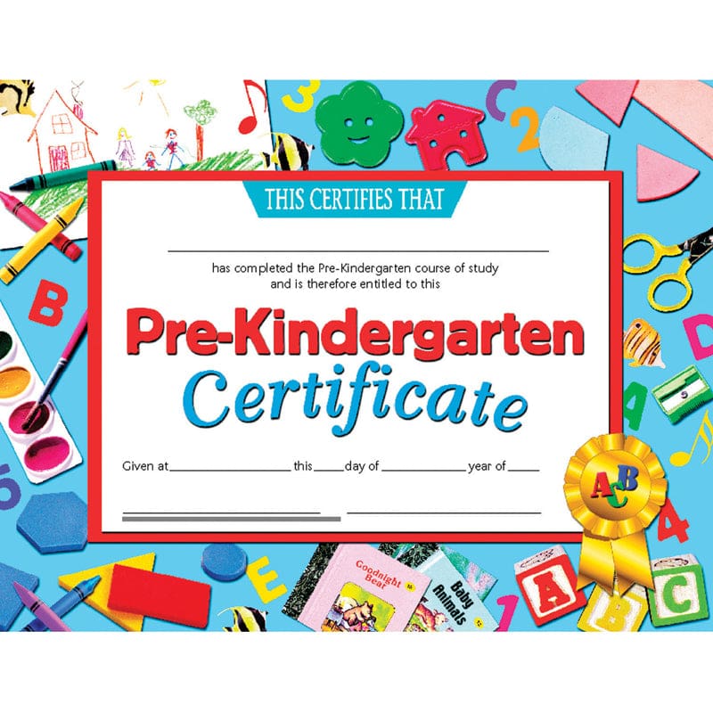 Certificates Pre-Kindergarten 30 Pk 8.5 X 11 Inkjet Laser (Pack of 8) - Certificates - Flipside