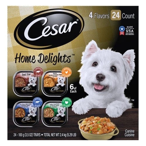 Cesar Filets In Gravy Prime Rib Flavor Wet Dog Food 24Ea-3.5 Oz; 24 Pk - Pet Supplies - Cesar