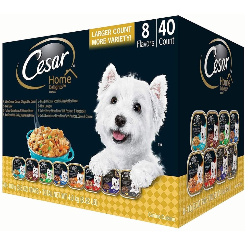Cesar Home Delights Mixed Dog Food 84.66 oz 24 Pack - Pet Supplies - Cesar