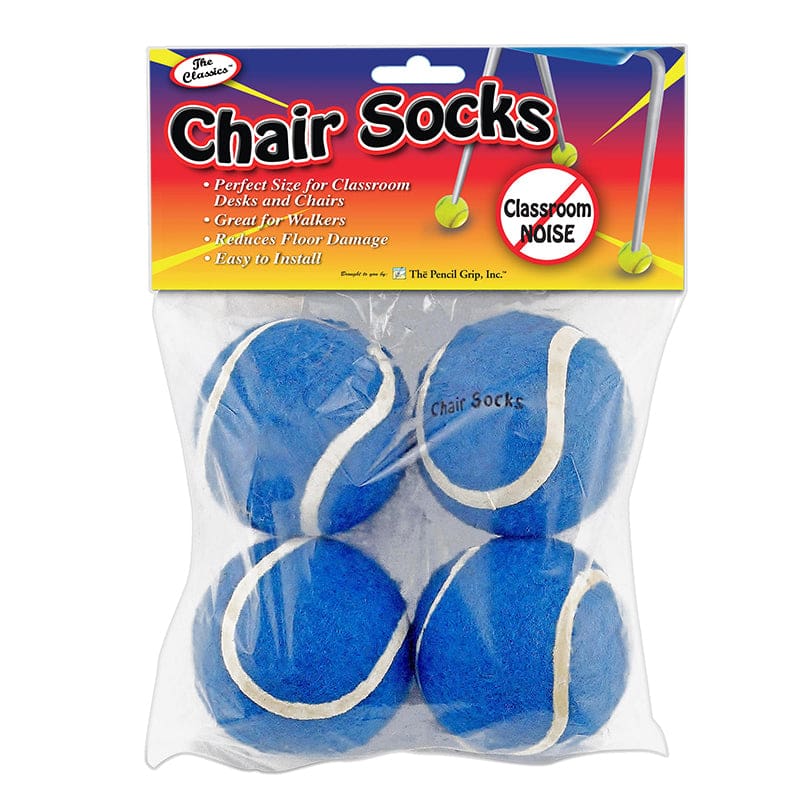 Chair Socks Blue 144Pk - Chairs - The Pencil Grip