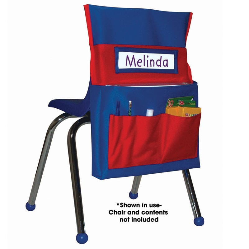Chairback Buddy Blue/Red (Pack of 3) - Storage - Carson Dellosa Education