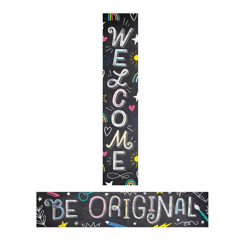 Chalk It Up Welcome Banner (Pack of 6) - Banners - Creative Teaching Press