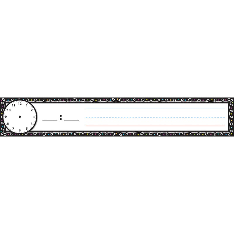 Chalk Loop Pocket Chart Sched Cards Combo (Pack of 10) - Pocket Charts - Ashley Productions