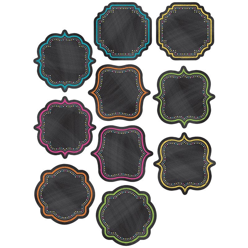 Chalkboard Brights Accents (Pack of 8) - Accents - Teacher Created Resources