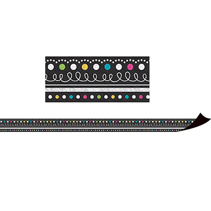 Chalkboard Brights Magnetic Borders (Pack of 6) - Border/Trimmer - Teacher Created Resources