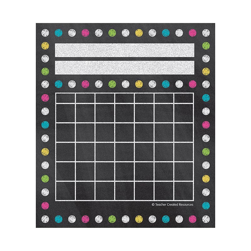 Chalkboard Brights Mini Incentive Charts (Pack of 10) - Incentive Charts - Teacher Created Resources