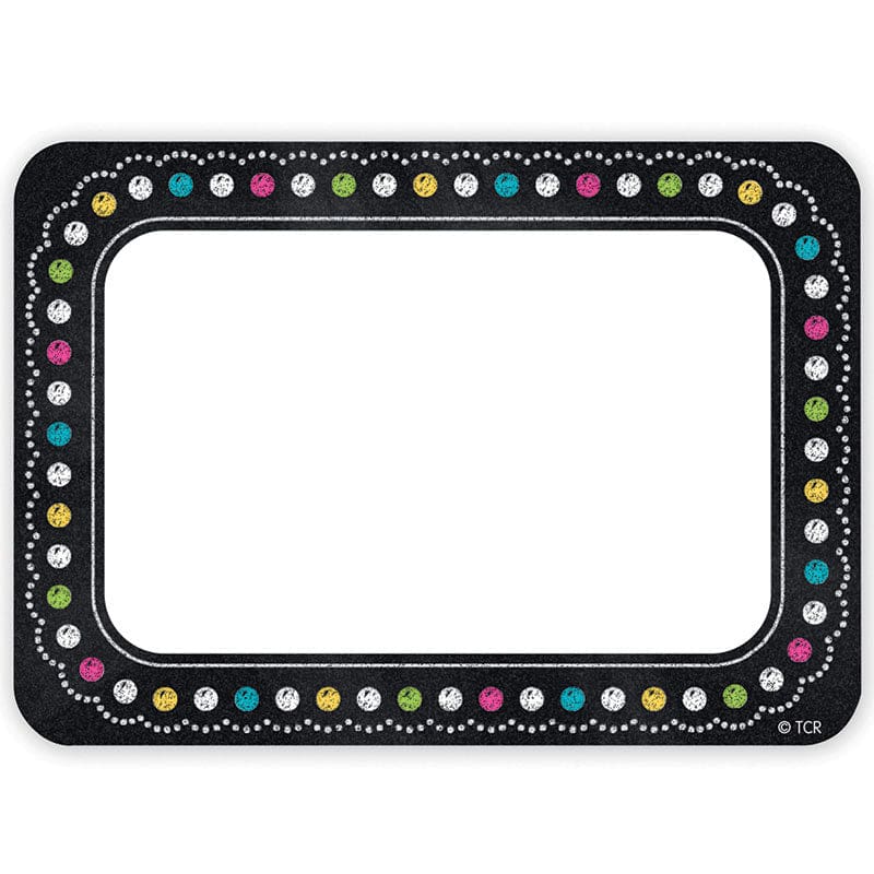 Chalkboard Brights Name Tags (Pack of 10) - Name Tags - Teacher Created Resources