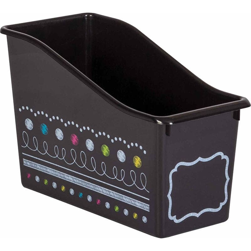 Chalkboard Brights Plastic Book Bin (Pack of 6) - Storage Containers - Teacher Created Resources