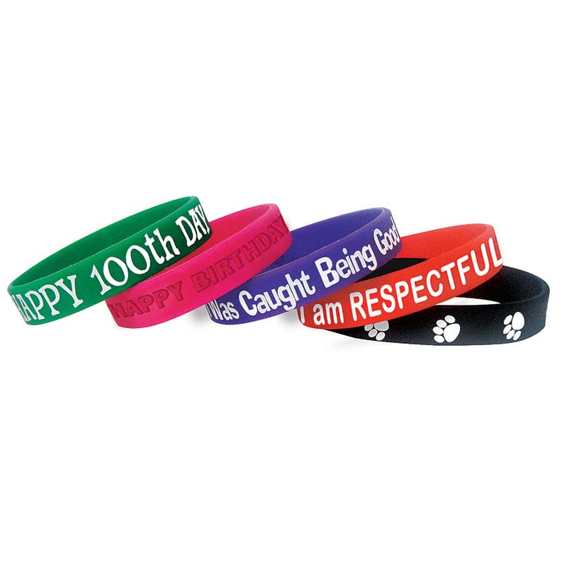 Character Traits Wristbands 10/Pk (Pack of 10) - Novelty - Teacher Created Resources