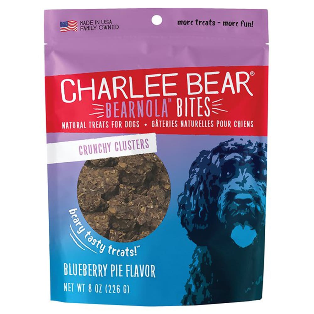 Charlee Bear Dog Bearnola Blueberry Honey 8Oz - Pet Supplies - Charlee Bear