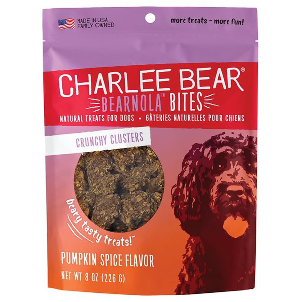 Charlee Bear Dog Bearnola Pumpkin Spice 8Oz - Pet Supplies - Charlee Bear
