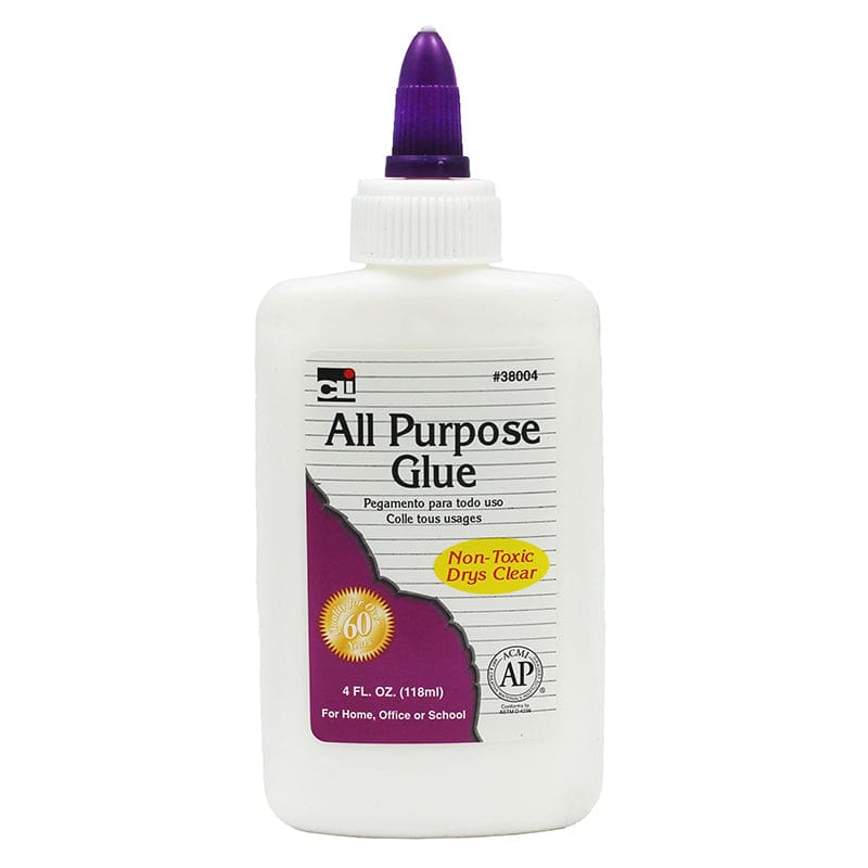 Charles Leonard 4Oz All Purpose Glue (Pack of 12) - Glue/Adhesives - Charles Leonard