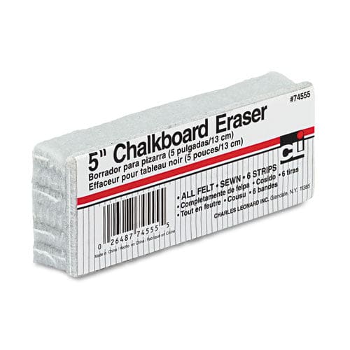 Charles Leonard 5-inch Chalkboard Eraser 5 X 2 X 1 - School Supplies - Charles Leonard®