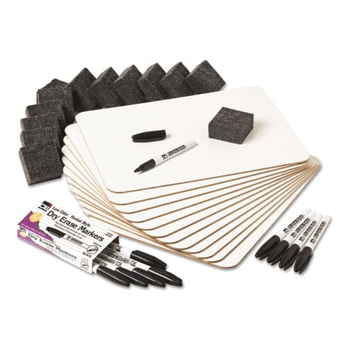 Charles Leonard Lapboard Class Pack Dry Erase Boards 12 X 9 White Surface - School Supplies - Charles Leonard®