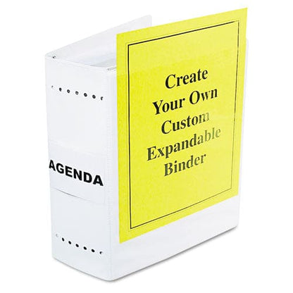 Charles Leonard Varicap Expandable Binder 2 Posts 6 Capacity 11 X 8.5 White - Office - Charles Leonard®
