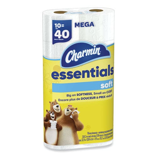 Charmin Essentials Soft Bathroom Tissue Septic Safe 2-ply White 330 Sheets/roll 30 Rolls/carton - Janitorial & Sanitation - Charmin®