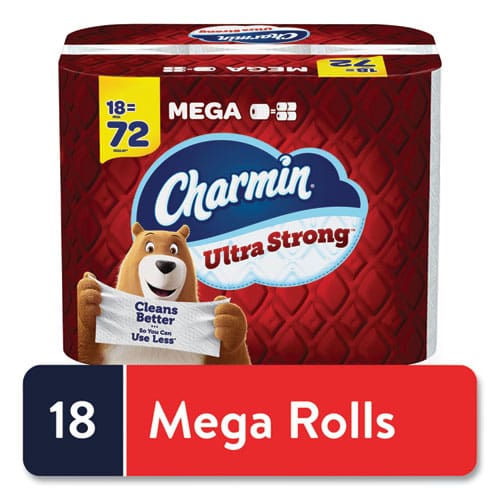 Charmin Ultra Strong Bathroom Tissue Septic Safe 2-ply White 264 Sheet/roll 18/pack - Janitorial & Sanitation - Charmin®