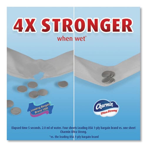 Charmin Ultra Strong Bathroom Tissue Septic Safe 2-ply White 264 Sheet/roll 4/pack 6 Packs/carton - Janitorial & Sanitation - Charmin®