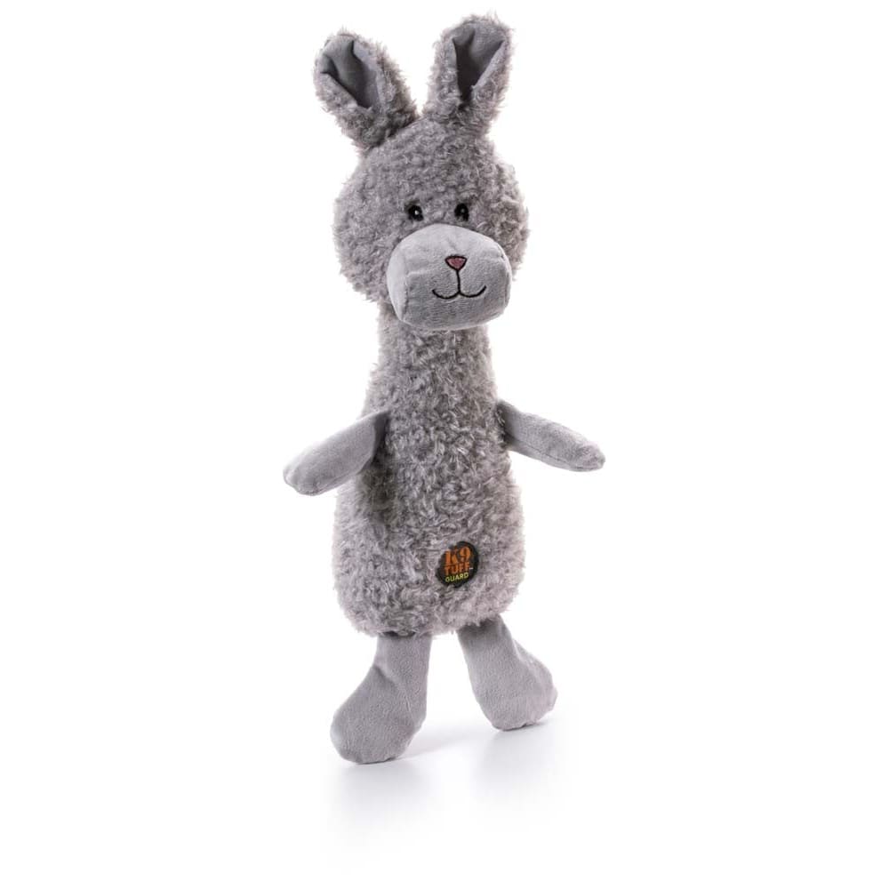 Charming Pet Products Scruffles Bunny Plush Dog Toy Gray 1ea/LG - Pet Supplies - Charming Pet