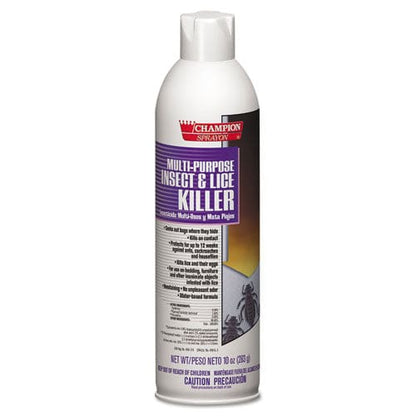 Chase Products Champion Sprayon Multipurpose Insect And Lice Killer 10 Oz Aerosol Spray 12/carton - Janitorial & Sanitation - Chase Products