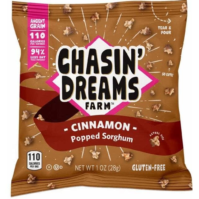 CHASIN DREAMS FARM Chasin Dreams Farm Cinnamon Popped Sorghum, 1 Oz