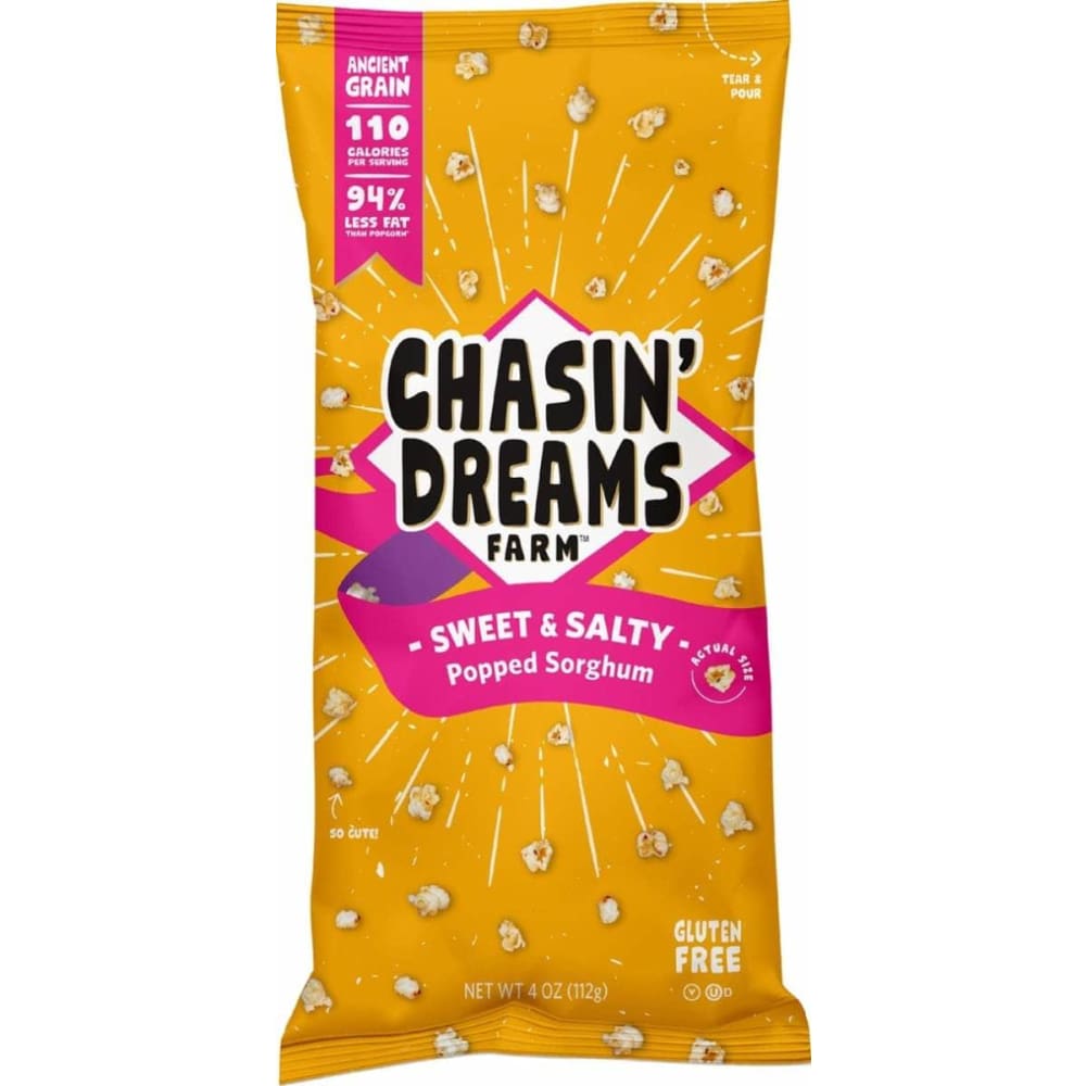 CHASIN DREAMS FARM Chasin Dreams Farm Sweet & Salty Popped Sorghum, 4 Oz