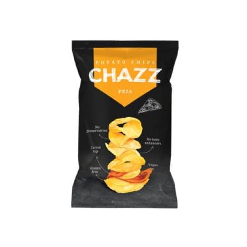 CHAZZ Pizza & Carrots Flavors Potato Chips 3.17 oz. (90 g.) - CHAZZ