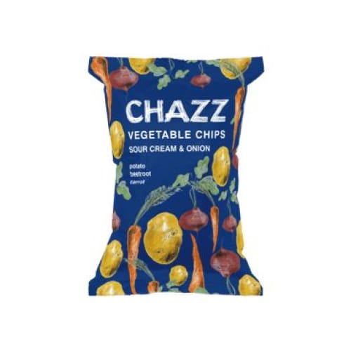 CHAZZ Sour Cream & Onion Flavour Vegetable Chips 2.65 oz. (75 g.) - CHAZZ