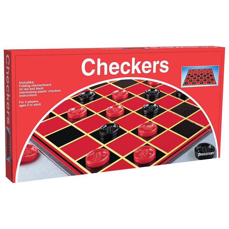 Checkers (Pack of 10) - Classics - Pressman